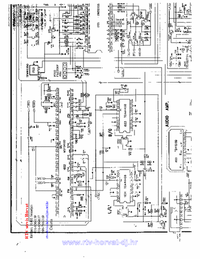 Daewoo CP-775 Chassis with STR-S5707 / MSP3410 / DW5255S1 / TDA8375A / TDA8351